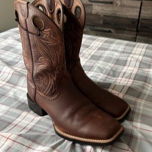Ariat Men's Sport Sidebet Nutmeg Wide Square Toe Western Boot